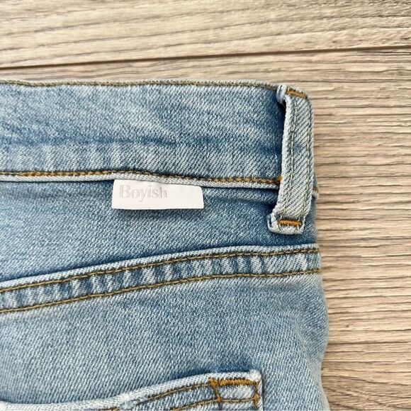 NWT Boyish Free People Kingsley Button Fly Flare Jeans | Light Wash | 25 - Picture 6 of 8